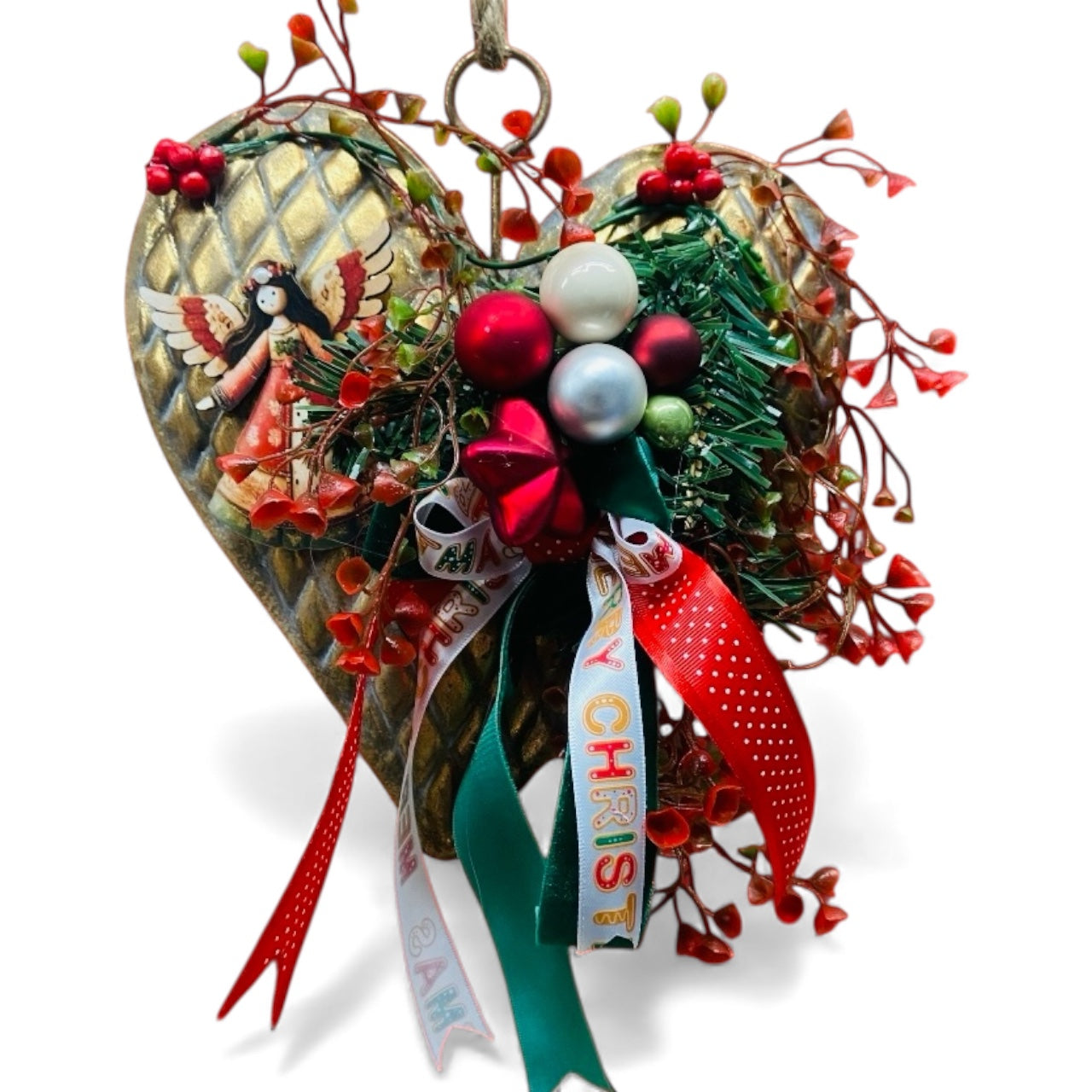 Red and Green Fairy Heart