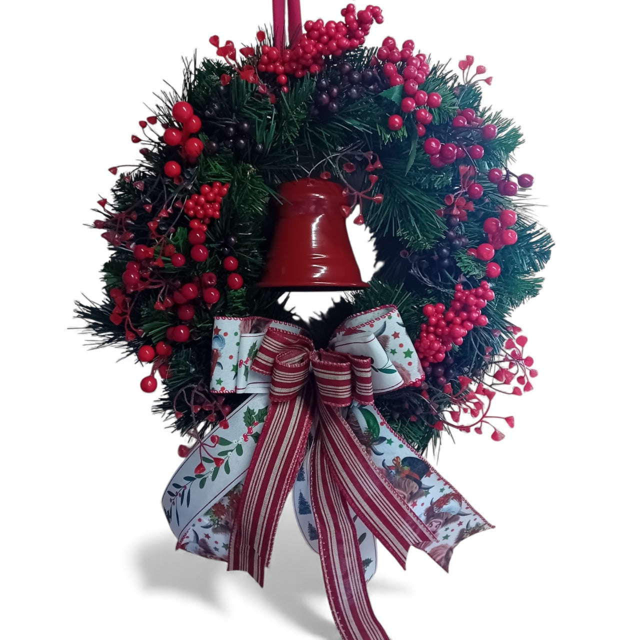 Red Berry Bell Wreath