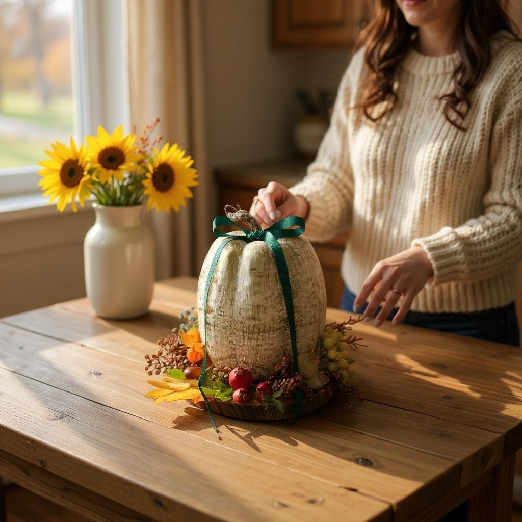 Pumpkin Table Centrepiece
