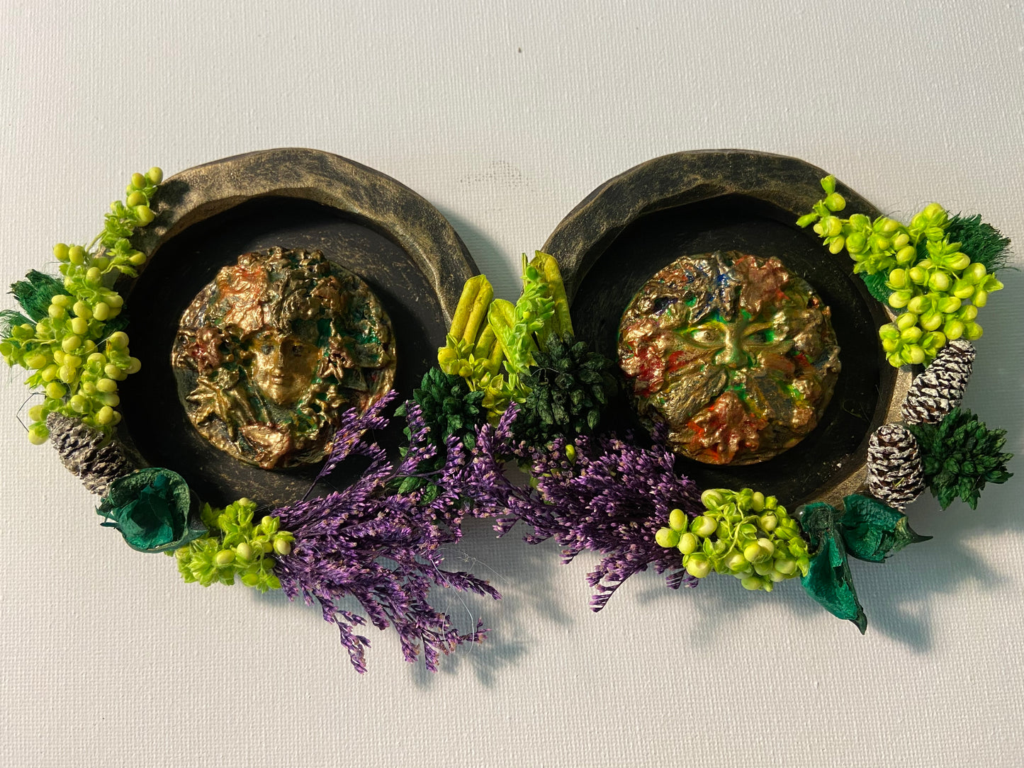 Forest Guardians- Heather and Pine Cones
