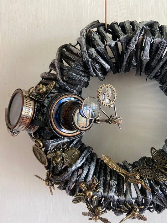 Alchemist’s Garden Steampunk Wreath