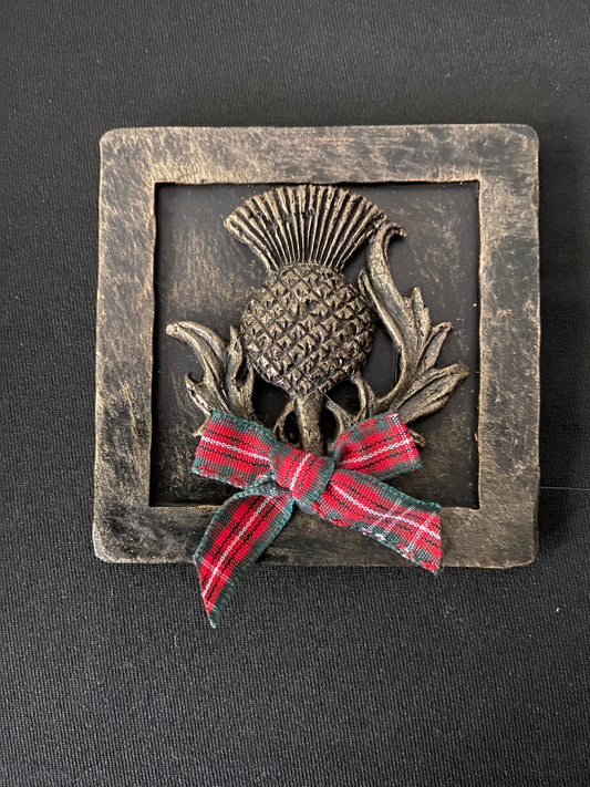 Thistle Plaque -Gold