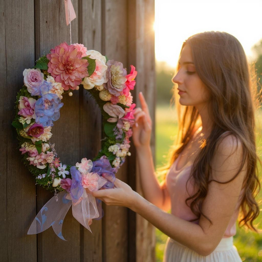 Sunshine Blossom Wreath