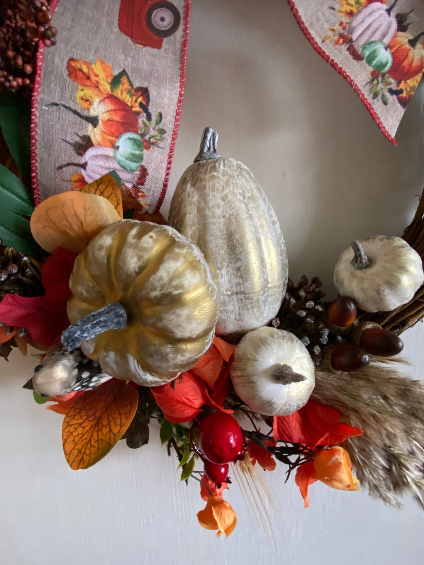 Autumn Pumpkin Wreath