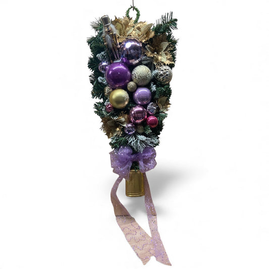 Pink and Gold Wreath