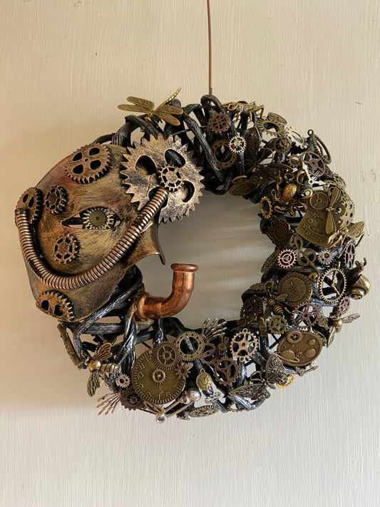 Ironman Steampunk Wreath