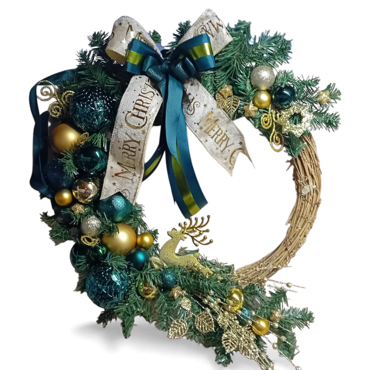 Jade and Gold Wreath