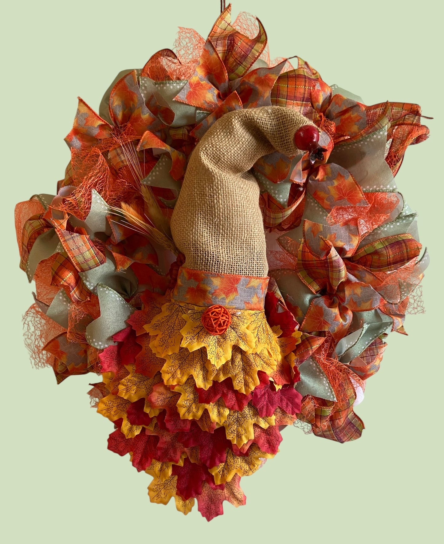 Homestead Gnome Wreath