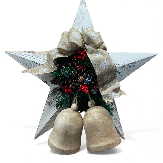 Star with wooden bells
