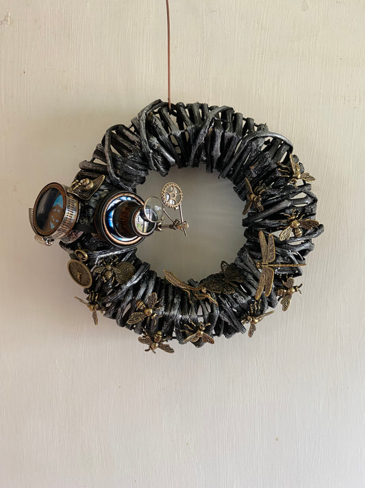 Alchemist’s Garden Steampunk Wreath