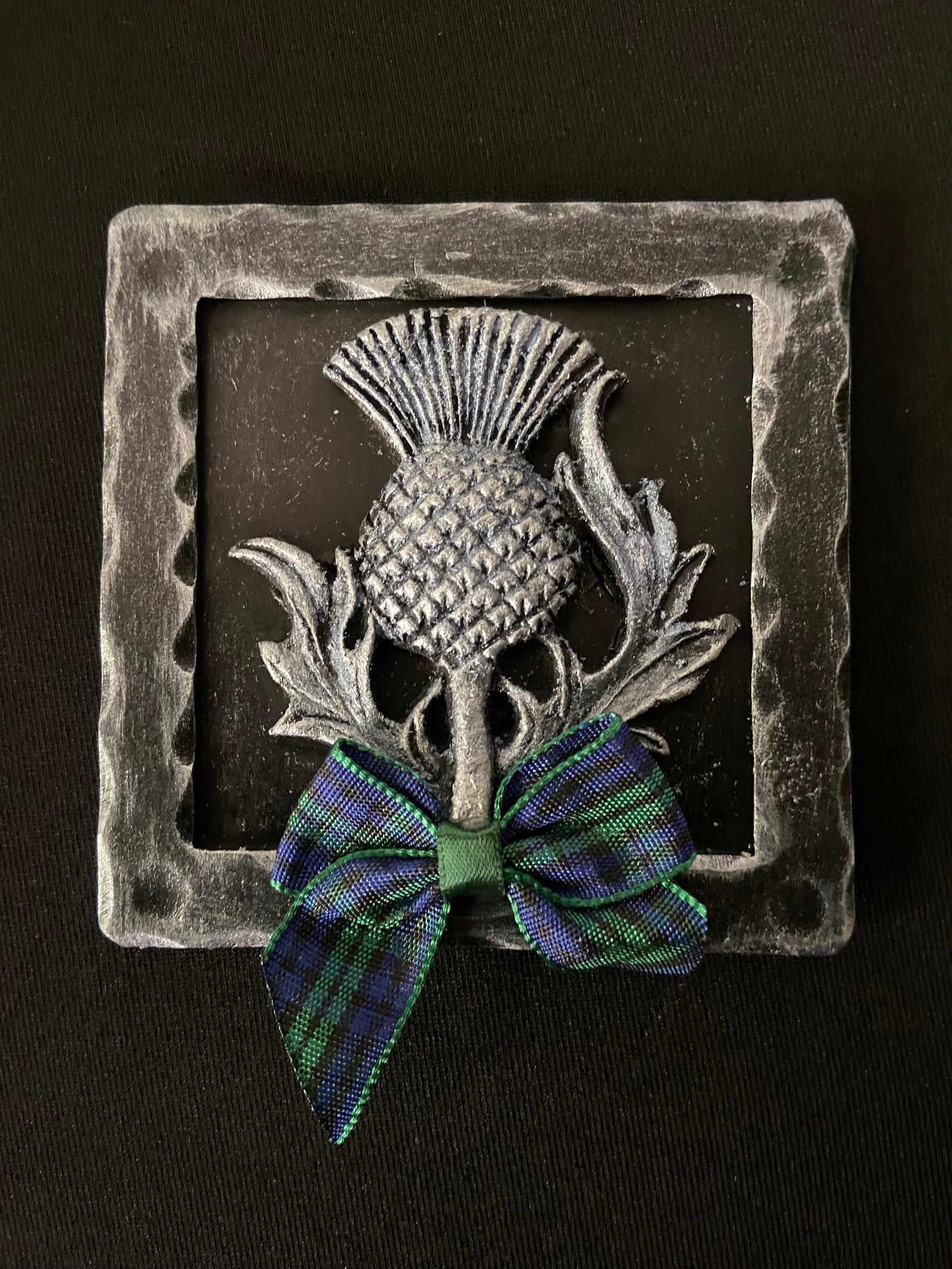 Thistle Plaque - Silver