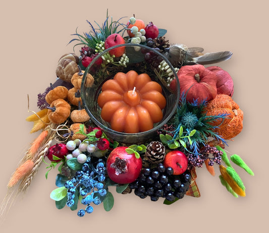 Harvest Hearth Glow centrepiece